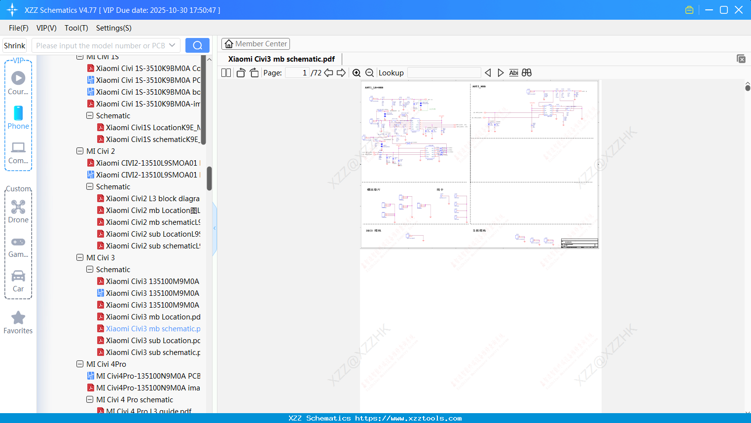 Xiaomi Civi3 Mb Schematic